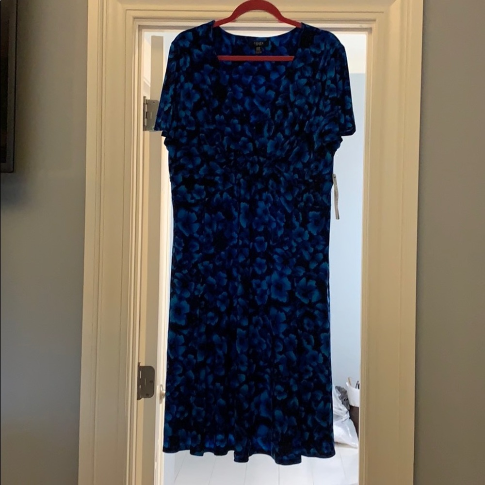 Chaps | Blue Floral Maxi Dress